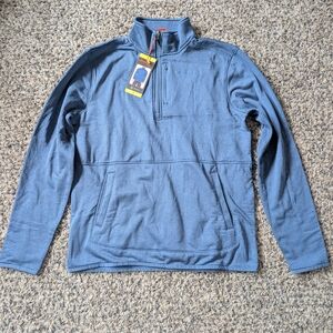 Men's Blue Quarter-Zip Jacket